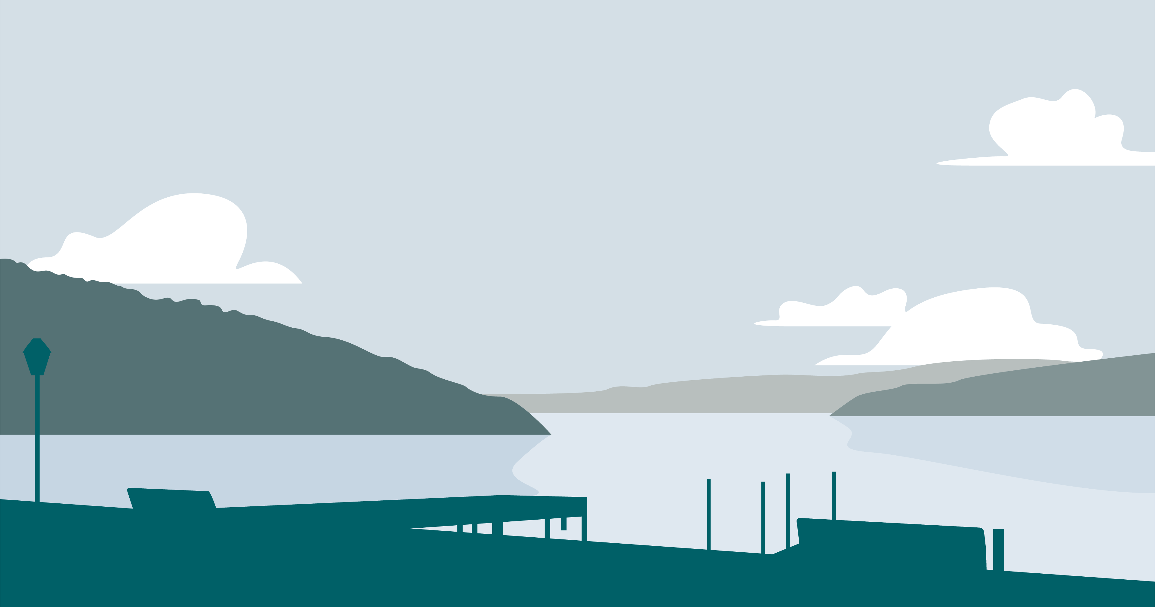 lake view illustration