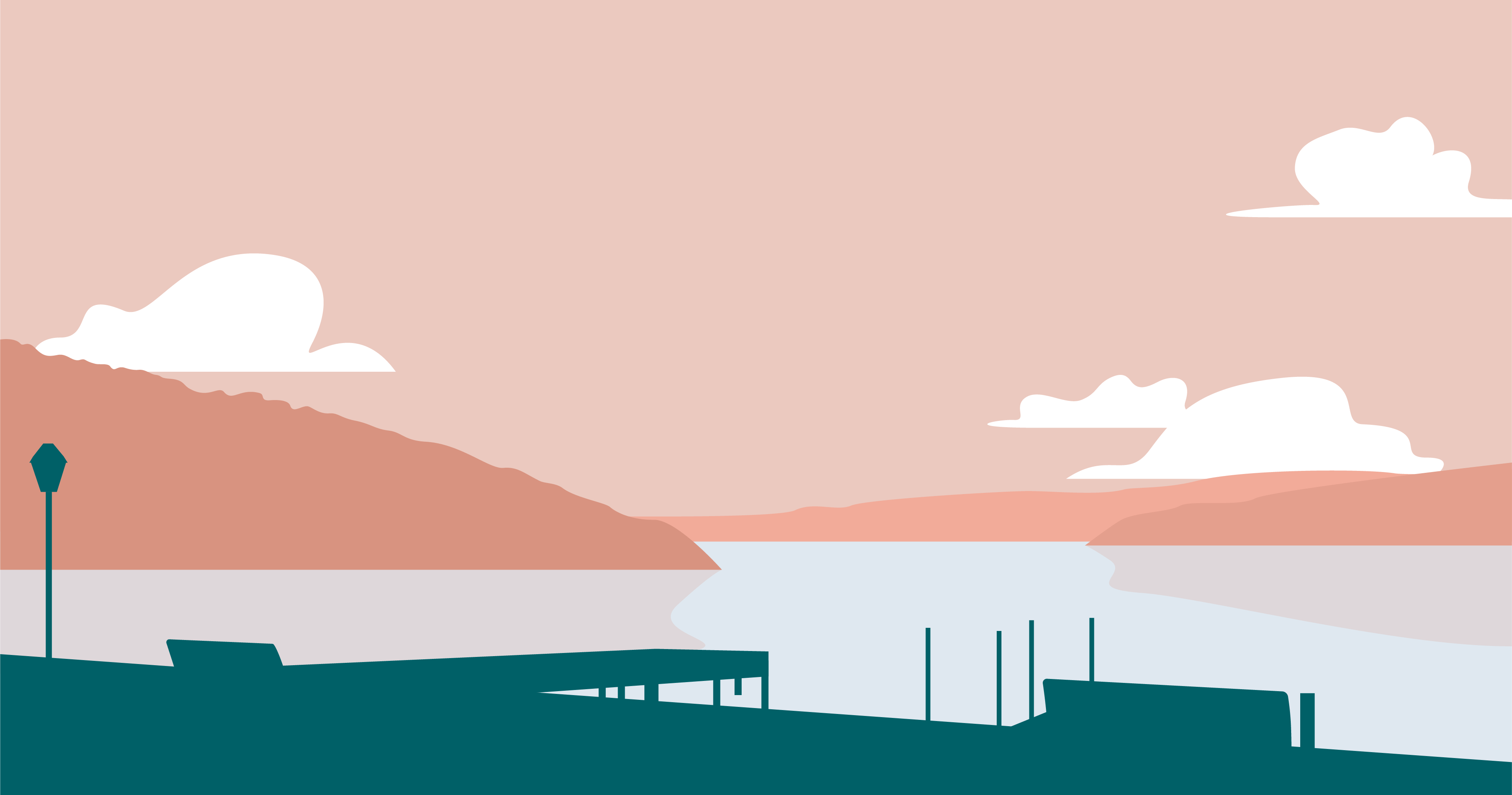 lake view illustration